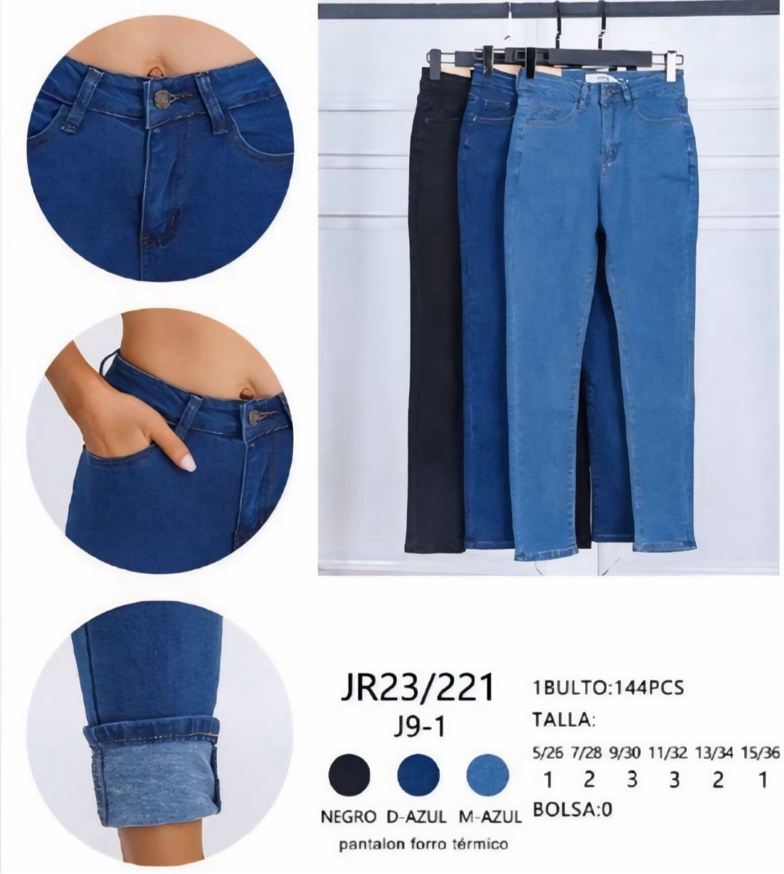 Jeans Térmico JR23-221